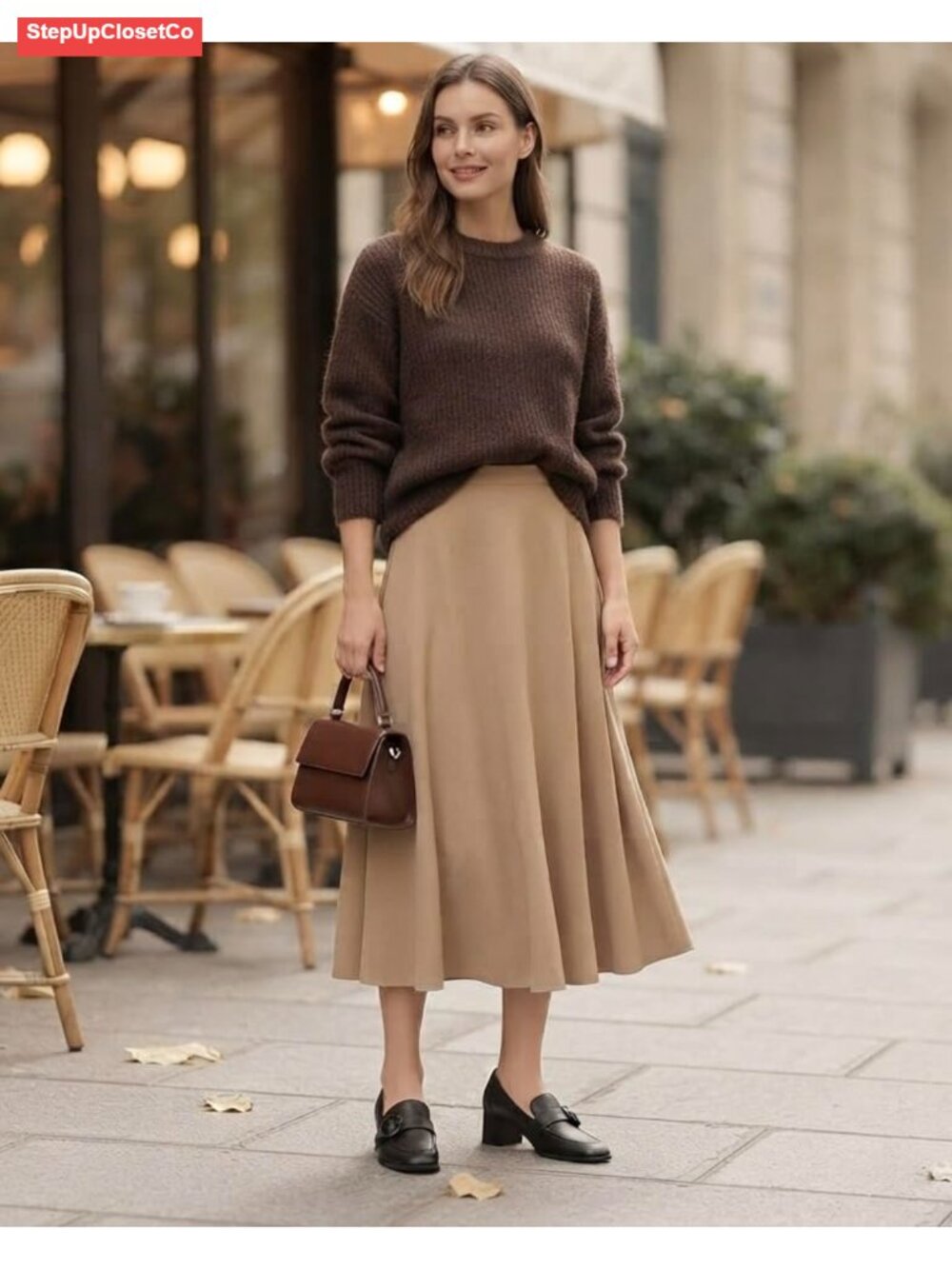 Loafers for Women Chunky Block Heel Pumps - Picture 2 of 6
